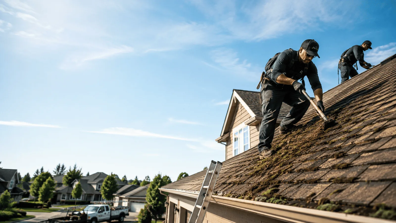 Roof Moss Removal in Coleraine, MN near me